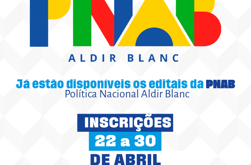 Editais PNAB Aldir Blanc