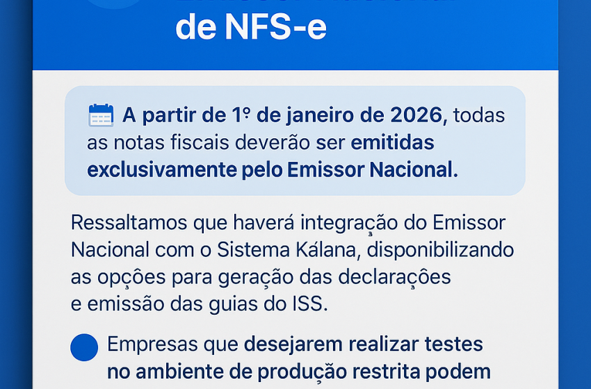  Comunicado Importante