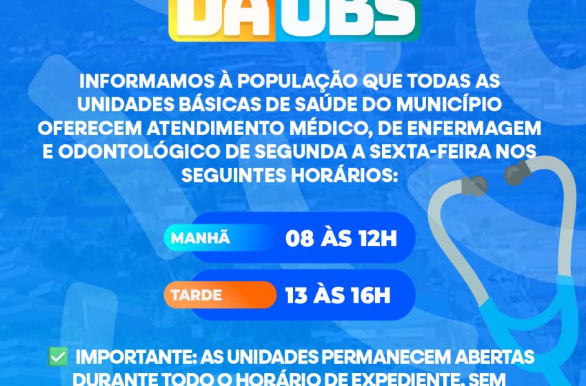  ATENDIMENTO NAS UNIDADES BÁSICAS DE SAÚDE